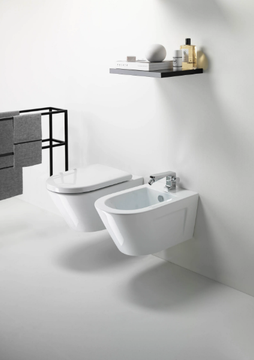NORM 50 - Wall-hung bidet with overflow by GSI ceramica - view 3